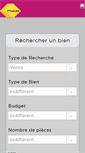 Mobile Screenshot of agence-beneteau.fr